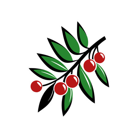 Charming Palestine Viscum for Unique Floral Artのイラスト素材
