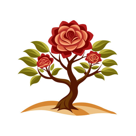 Artistic African Desert Rose Floral Artのイラスト素材