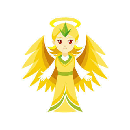 Stylish Yellow Archangel for Unique Floral Illustrationsのイラスト素材