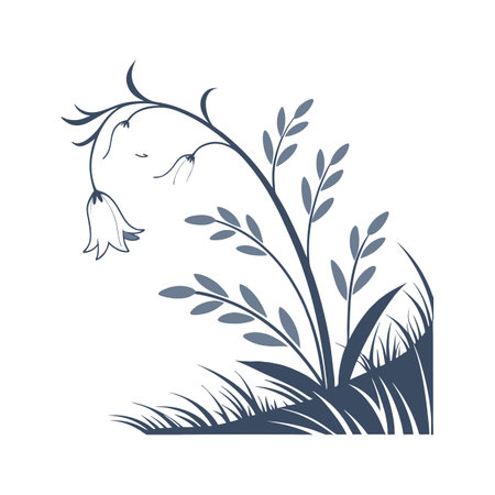 Vivid Ghost Plant Artwork for Decorative Displayのイラスト素材