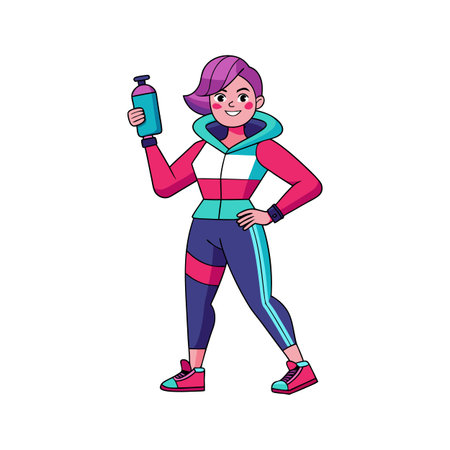 Unique Sporty Athleisure Fashion Model