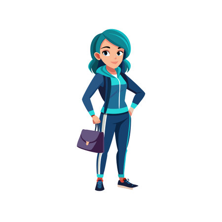 Chic Sporty Tracksuit Fashion Model Create