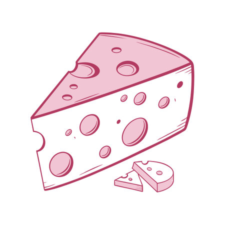 Cheddar Pink Flower Bright Designのイラスト素材