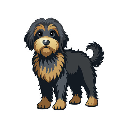 Engaging Barbet Vector Illustration for Artのイラスト素材