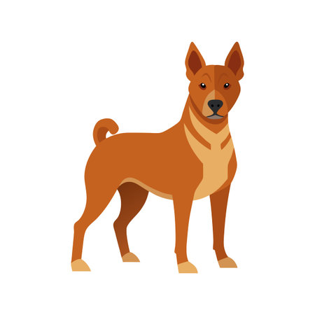 Engaging Tosa Inu Illustration for Creative Projectsのイラスト素材