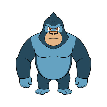 Charming Gorilla with Unique Traits