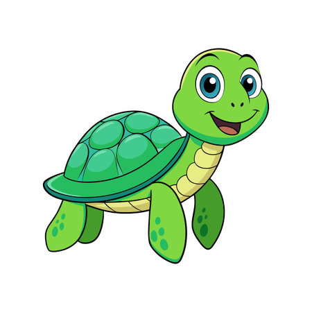 Majestic Green Sea Turtle in Natural Habitat