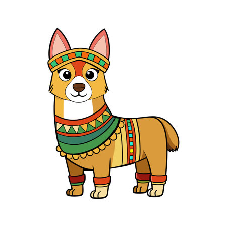 Creative Peruvian Inca Orchid Vector for Floral Artのイラスト素材