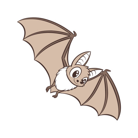 Little Brown Bat in Flight