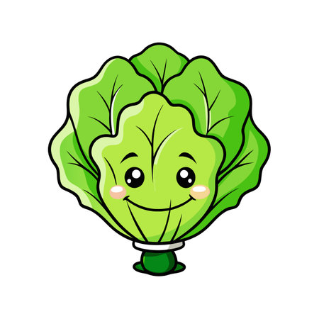 Hydroponic Lettuce Fresh Ideal For Culinary Usesのイラスト素材