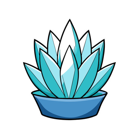 Isolated Ice Plant Great For Culinary Useのイラスト素材