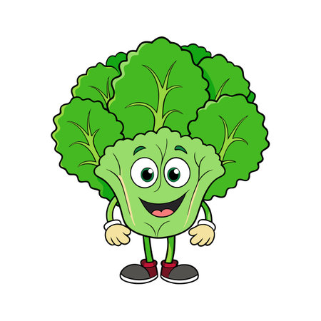 Fresh Siberian Kale Ideal For Cookingのイラスト素材