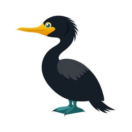Unique Cormorant Bird Artwork