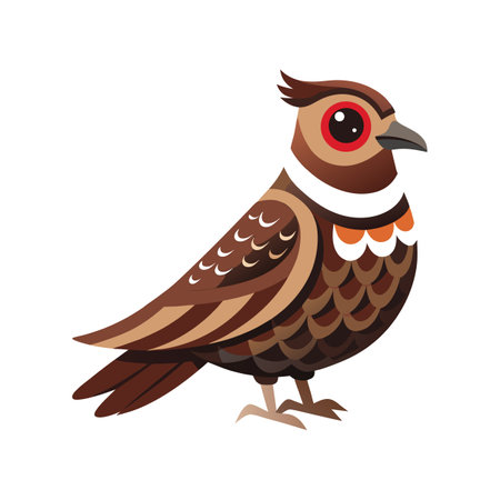 Charming Nightjar Artworkのイラスト素材