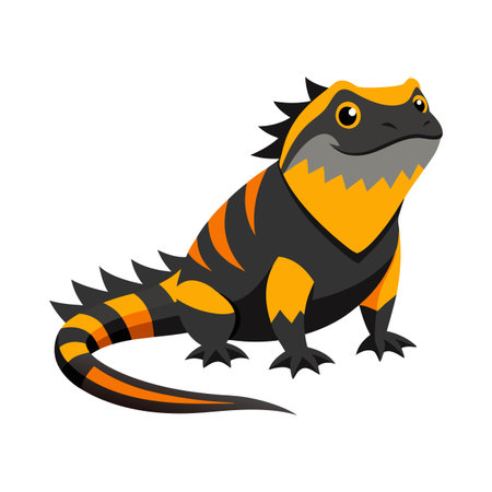 Charming Vector Design of Spiny Chuckwallaのイラスト素材