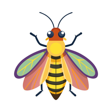 Detailed Firefly Digital Illustration