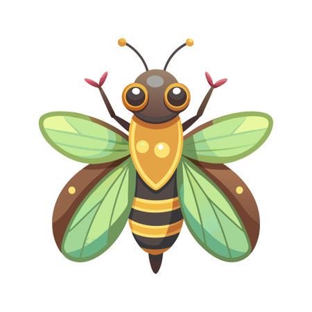 Stylized Firefly for Educational Useのイラスト素材