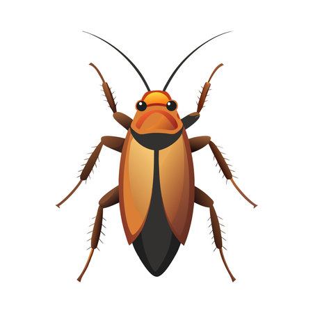 Realistic Roach on a Leaf