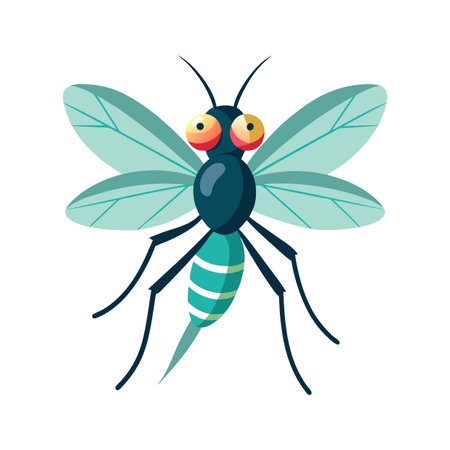 Stylized SVG Insects for Educational Useのイラスト素材