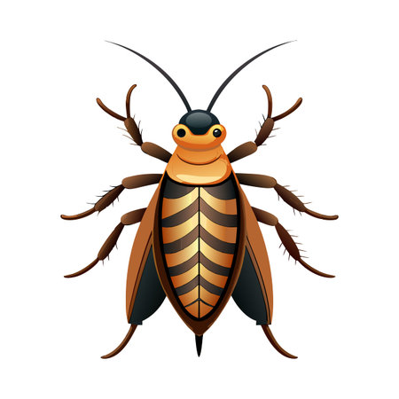 Illustration of Roach Character for Kids