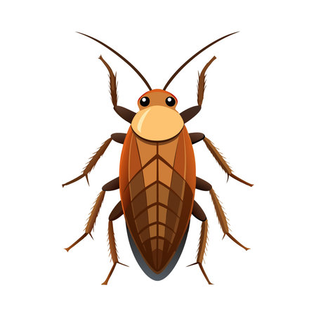 Cute Roach Character for Kids
