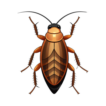 Charming Roach on a Leaf