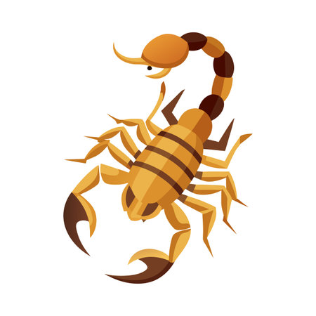 Charming Scorpion Character for Kidsのイラスト素材