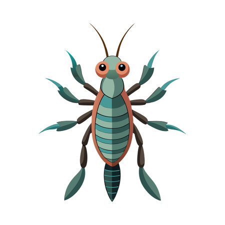 Corixa Punctata Artistic Vector Designのイラスト素材