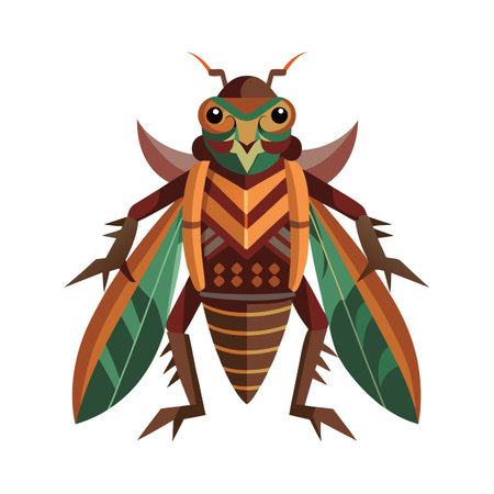 Diapherodes Gigantea Artistic Vector Designのイラスト素材