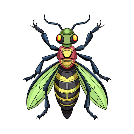 Lygaeus Simulans Engaging Vector Designのイラスト素材