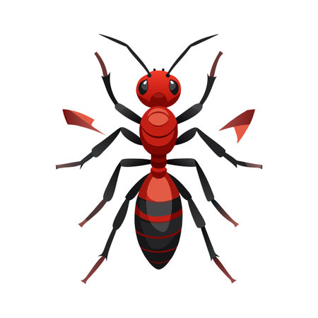 Atta Cephalotes Unique Vector Representationのイラスト素材