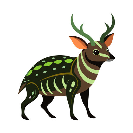 Homoderus Mellyi Stunning Vector Representationのイラスト素材