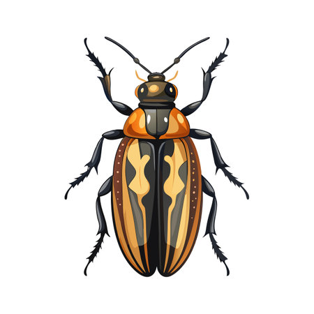 Coprophanaeus Lancifer Unique Vector Designのイラスト素材