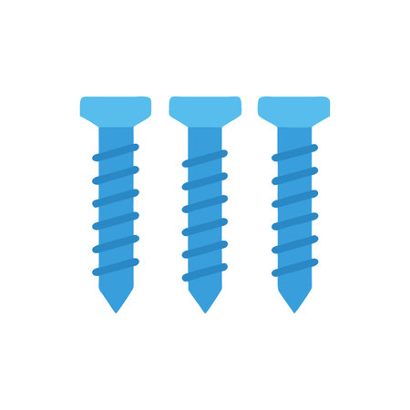 Distinctive screws icon representation for multiple applicationsのイラスト素材