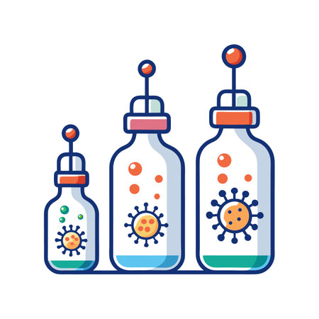 Bacteria Found on Forgotten Baby Bottles Illustratedのイラスト素材