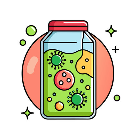 Bacterial Contamination in Expired Packaged Juicesのイラスト素材