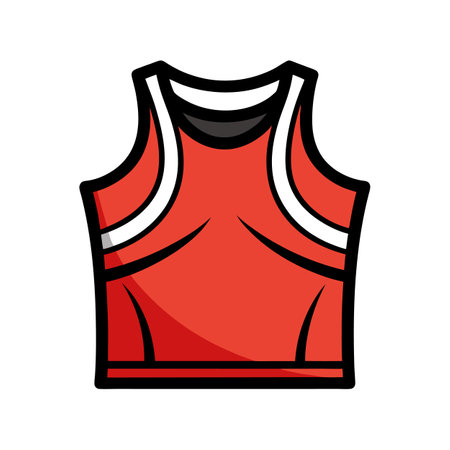 Unique Classic Gym Tank Top Illustrationのイラスト素材