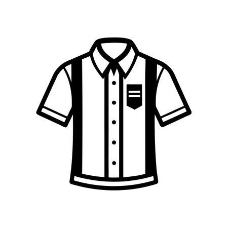 Chic Monochrome Aesthetic Shirt Designのイラスト素材