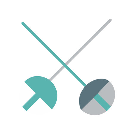 Abstract Composition with Intersecting Lines and Geometric Shapes