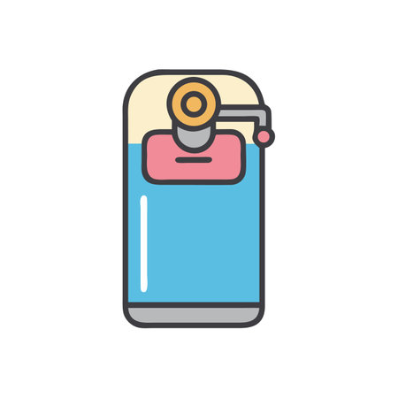 Toilet Tank Icon: Water, Fixtures, and Plumbing Equipmentのイラスト素材