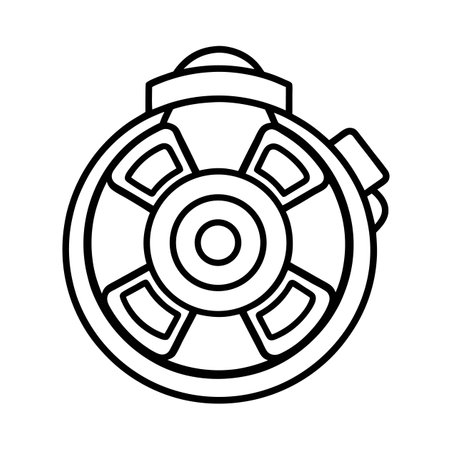 Stylized Line Art Potion Flask, Alchemy, Simple Designのイラスト素材