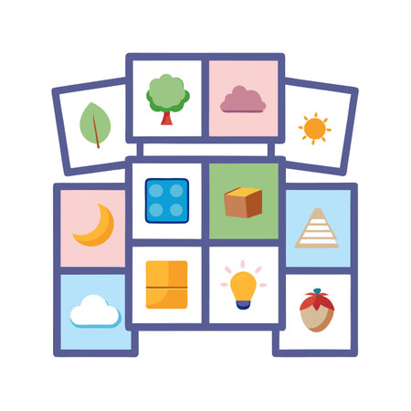 Symbolic Representation of Nature, Objects and Concepts Setのイラスト素材