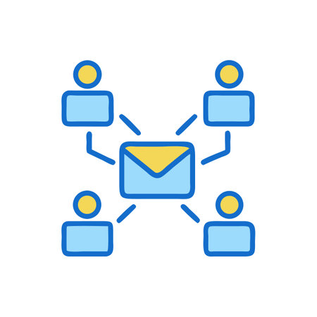 Email Marketing Campaign: Reaching Targeted Audience Effectivelyのイラスト素材
