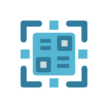 Content management system icon on black background