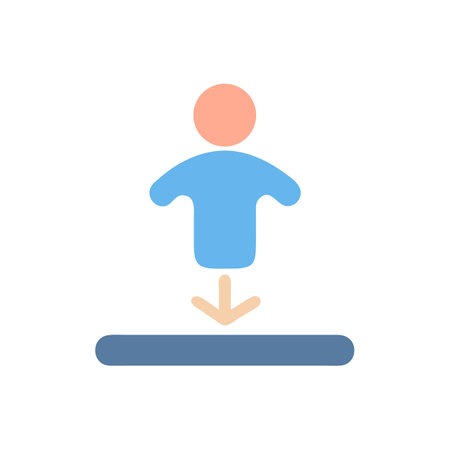 Download vector icon illustration on isolated black backgroundのイラスト素材