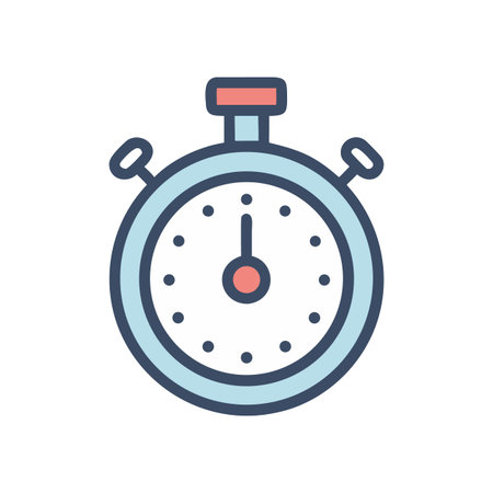 Timer, Chronometer, Countdown, Deadline, stopwatch, icon, flat