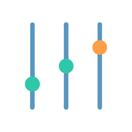 Equalizer, Slider, Adjustment, Control, Settings for multimedia and sound