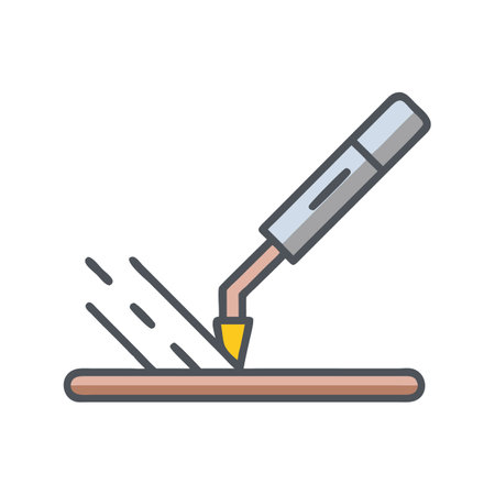 Soldering Iron Icon Illustration - Repair and Technologyのイラスト素材
