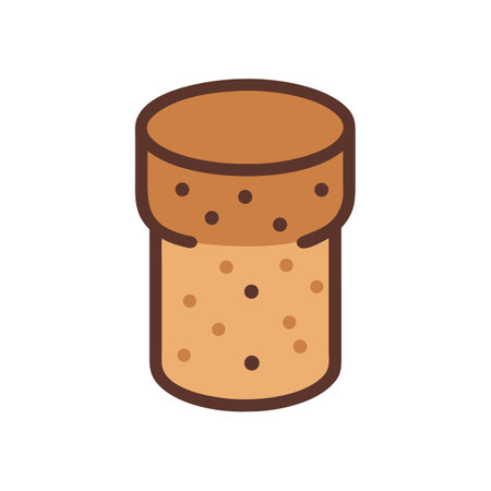 Wine Cork Illustration: Bar, Restaurant, Celebration Iconのイラスト素材