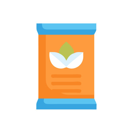 Seed Packet Icon: Agricultural Supplies for Planting and Growingのイラスト素材